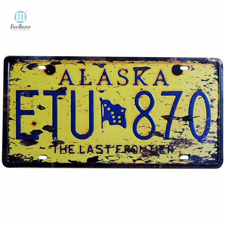 Aluminum Car Numder Plate Name