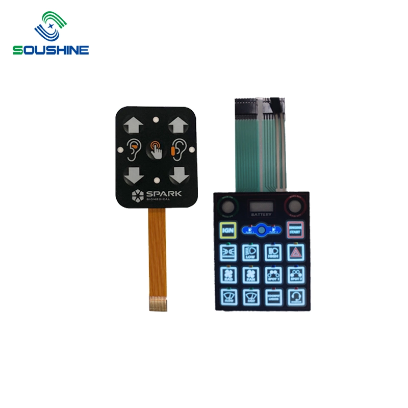 China Factory Waterproof Custom Produce 4*4 Membrane Switch Keypad